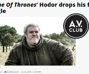 Kristian Nairn's Latest Feature in A.V. Club Kristian Nairn's Latest Feature in A.V. Club