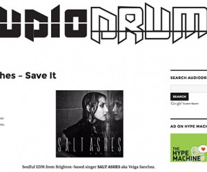 Audio Drums Features Salt Ashes Brand-New Single 'Save It'