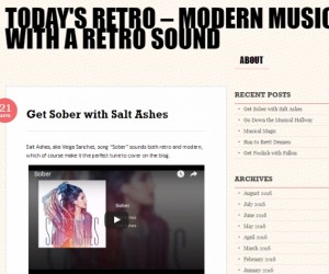 Salt Ashes' "Sober" Featured on Music Blog Today's Retro Salt Ashes' "Sober" Featured on Music Blog Today's Retro