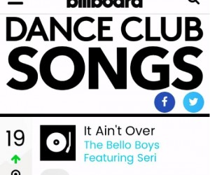 The Bello Boys & Dan Donica’s “It Ain’t Over (Feat. Seri)” Jumps To #19 On Billboard Dance Club Chart