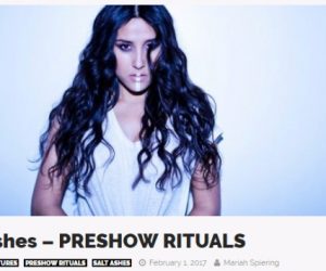 Salt Ashes Discusses Pre-Show Rituals With Digital Tour Bus Salt Ashes Discusses Pre-Show Rituals With Digital Tour Bus