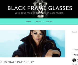 Black Frame Glasses Features Lariss' "Dale Papi (feat. K7)"