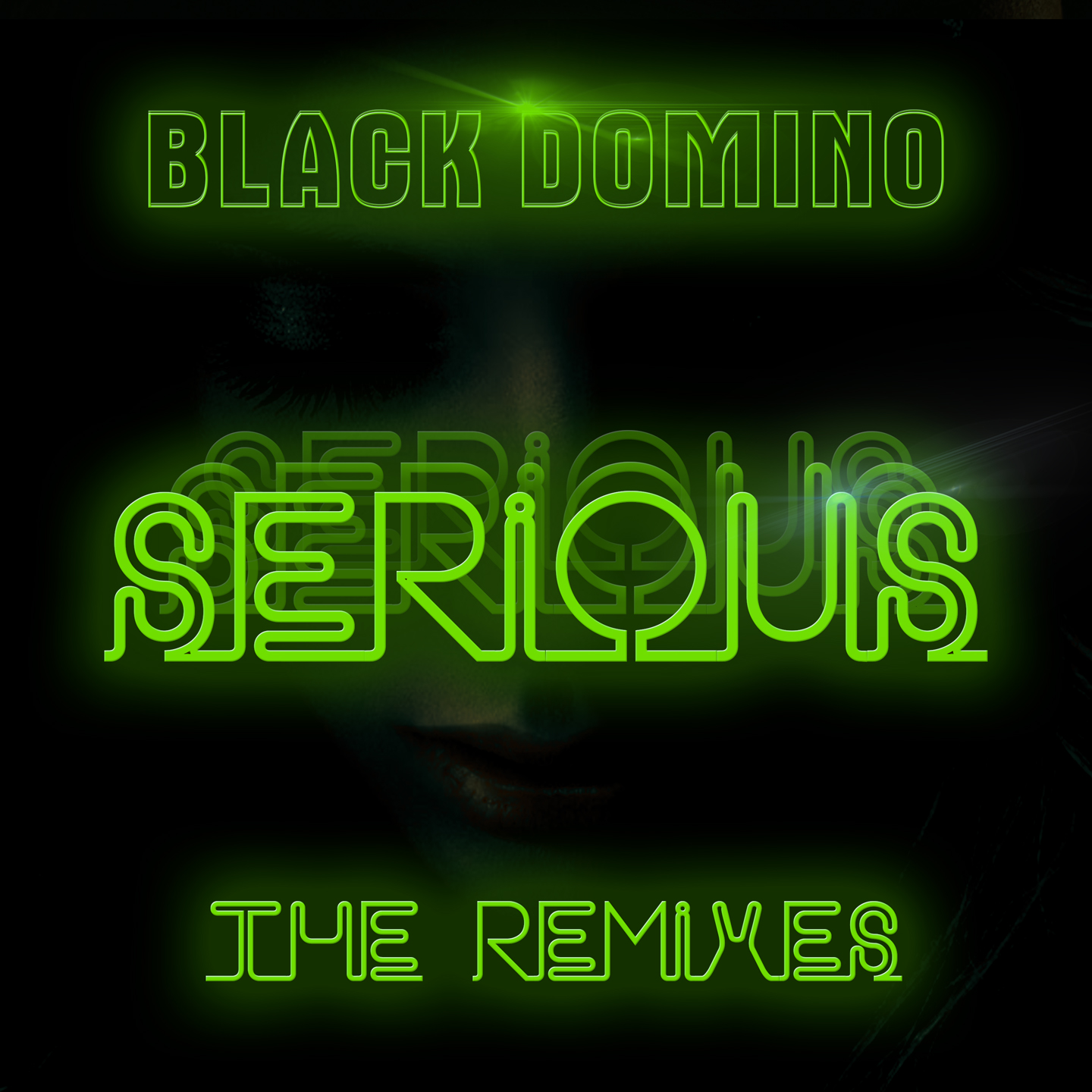 Black Domino - Serious (The Remixes) - Cover Art
