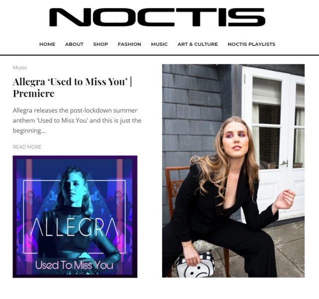 Allegra - Used to Miss You - Noctis Premiere