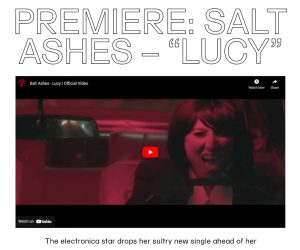 Wonderland Premiere: Self-Directed "Lucy" Music Video from Salt Ashes Upcoming Album