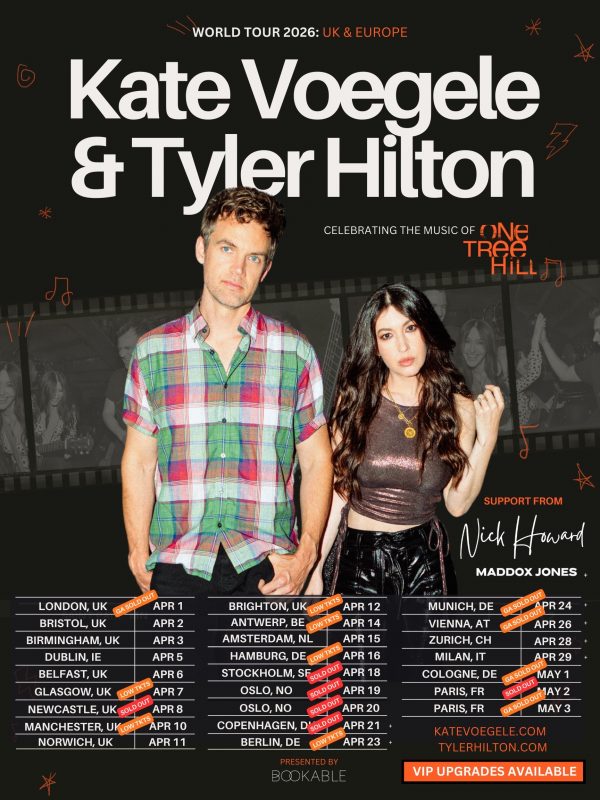 Kate Voegele & Tyler Hilton Tour Poster - Maddox Jones