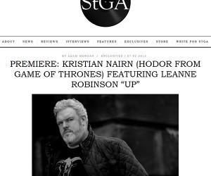 Surviving The Gold Age Premieres Kristian Nairn's Debut Single "Up (featuring Leanne Robinson)"