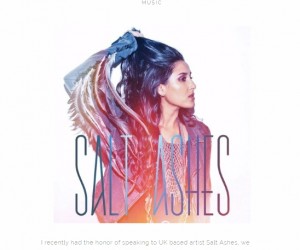 Electronic Singer-Songwriter Salt Ashes' Exclusive Interview With Off The Ropes Electronic Singer-Songwriter Salt Ashes' Exclusive Interview With Off The Ropes