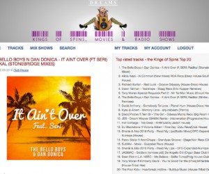 StoneBridge & Damien Hall's Remix of "It Ain't Over (feat. Seri)" Featured on Kings of Spins