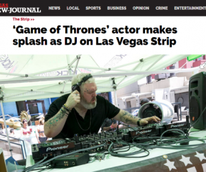 Las Vegas Review Journal Features Kristian Nairn DJ Set from The Linq Hotel