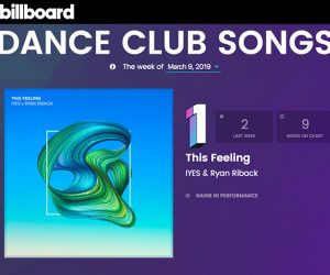 IYES & Ryan Riback's "This Feeling" Hits #1 on Billboard Dance Club Songs Chart IYES & Ryan Riback's "This Feeling" Hits #1 on Billboard Dance Club Songs Chart