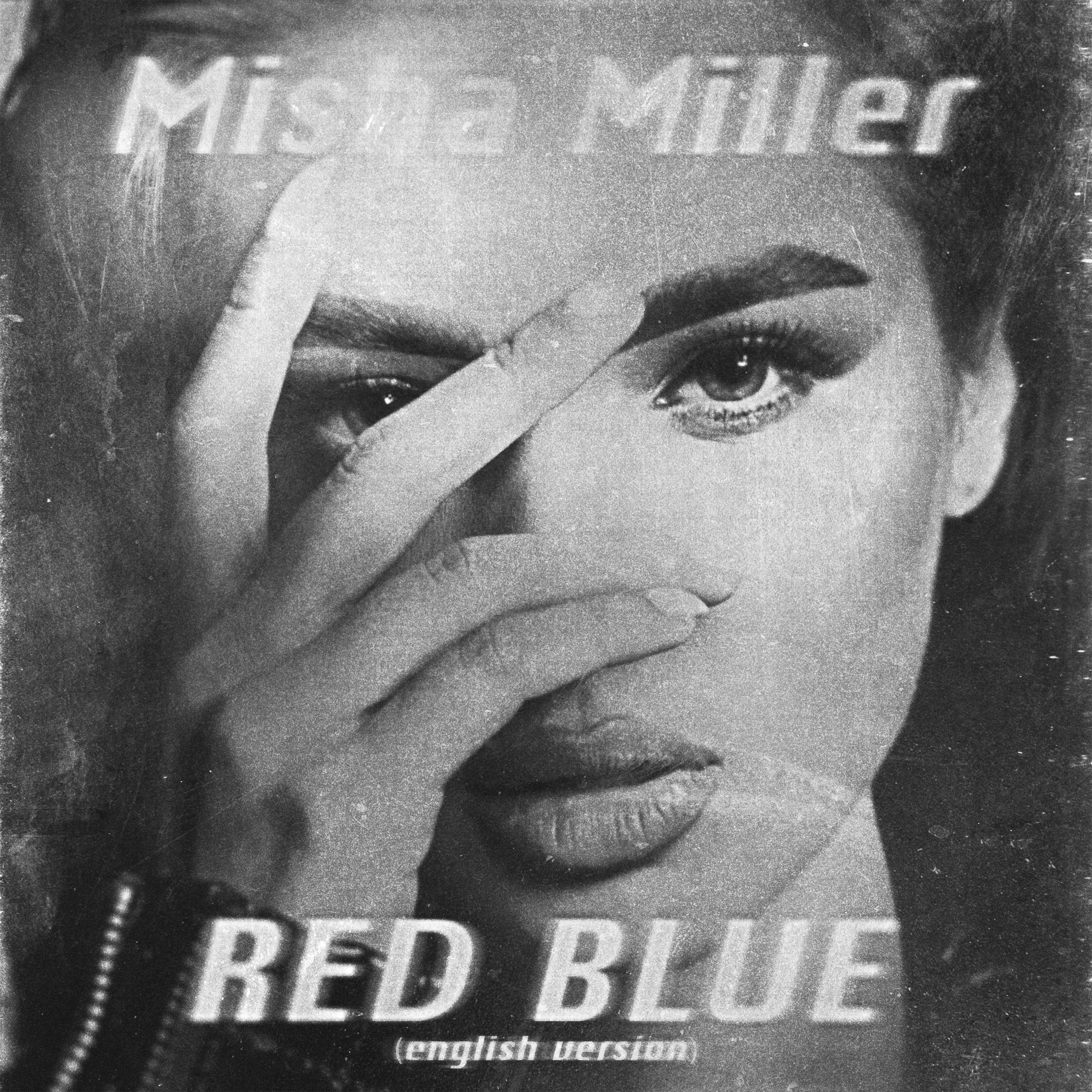 Misha Miller - Red Blue (English Version) - Cover Art